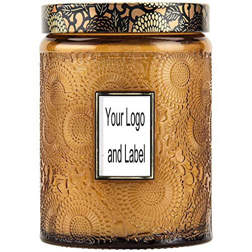 453g Voluspa Baltic Amber Candle  18 Oz Large Glass Jar 100 Hours Burn Time Cotton Wick Scented Candles