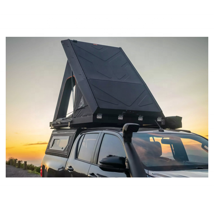 Customized Hot Sale Automatic Folding Car Waterproof Camping Customized Hard Shell Roof Rack Pad Top Tent canopy for sale