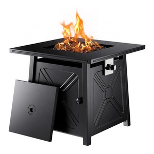 Customized camping Brazier portable Outdoor gas Fire Bowl With Cooking Grill Backyards garden Fire table for sale