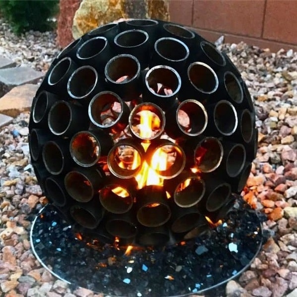 customized Design Outdoor Fire Pit Burning Outdoor Iron Sphere Garden Fire Pit staiinless steel fire pit for sale