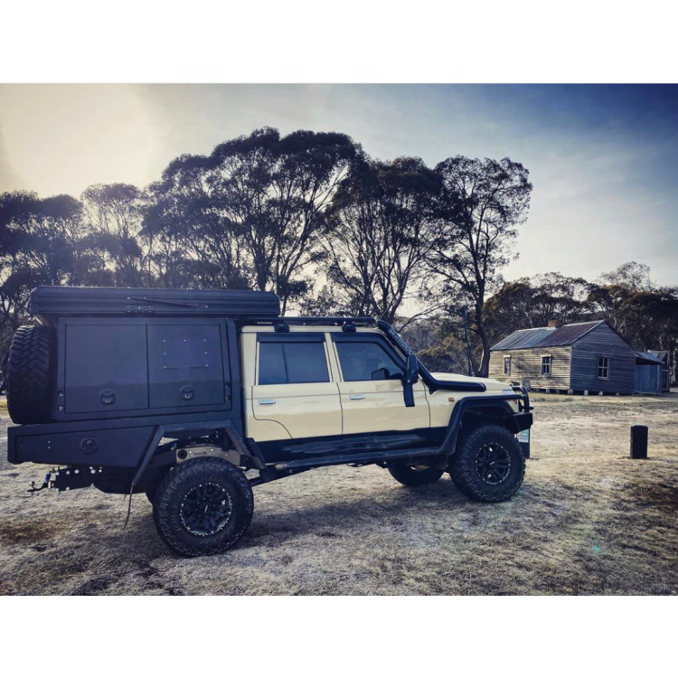 Customized high quality Aluminum Single Dual Cab 4x4 Ute Canopy with Roof Racks lift off vehicle canopy ute canopy  for sale