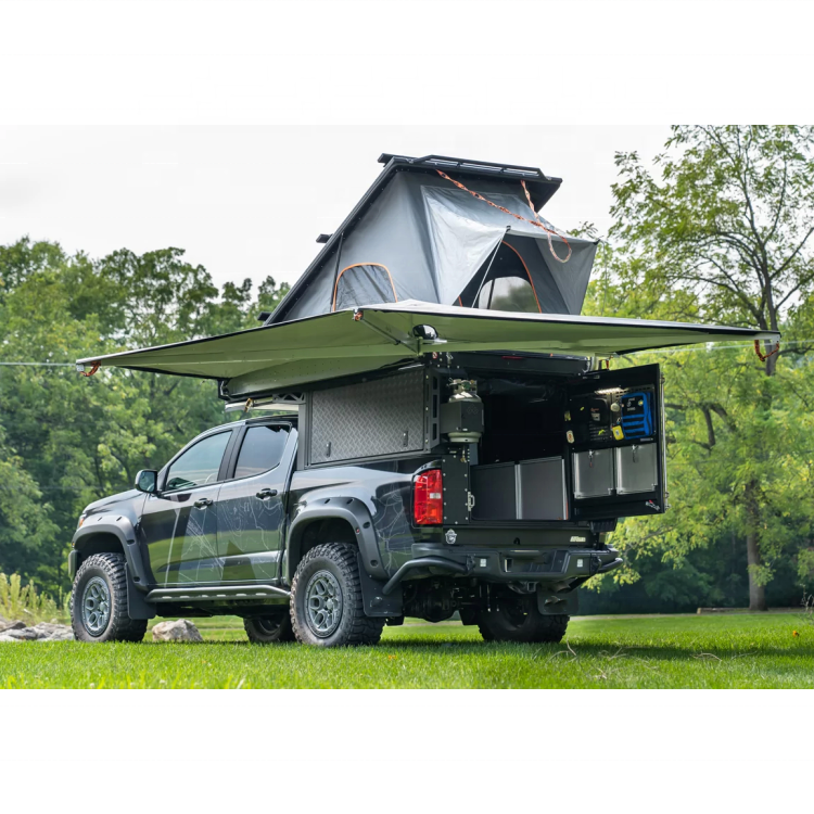 Customized Wholesale dual cab ute tray and canopy Big Waterproof Tents Camping Outdoor pickup truck canopy For Sale