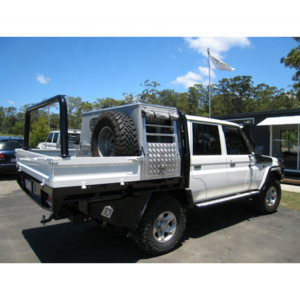 Customized New Ute Canopy Heavy Duty Dual Cab Aluminum Ute Canopy with Dog Box on The Tray UTE aluminum tray For Sale