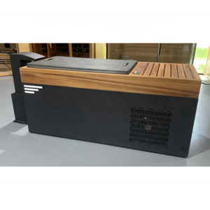 Customized Ice BathTub Stainless Steel Liner Wood Cold Soak Recovery Pod With Chiller And Cover Cold Plunge Tub For Fale