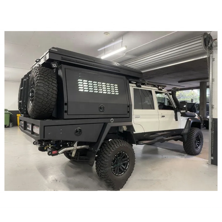 Customized Factory direct sale Waterproof Aluminum Ute Canopy Toolbox For Pickup Canopy dual cab ute tray and canopy For Sale