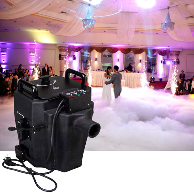 Atmosphere Equipment Low Lying Co2 Dry Ice Blasting Cleaning Machine For Stage Concert Wedding Party Club