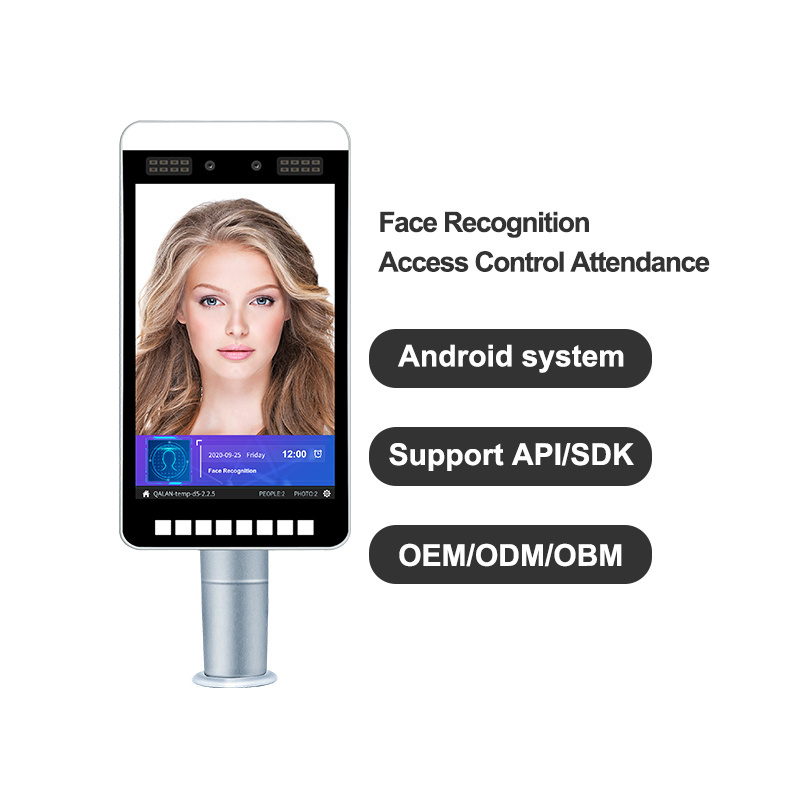 8 inch face recognition access control  smart ai automatically face recognition