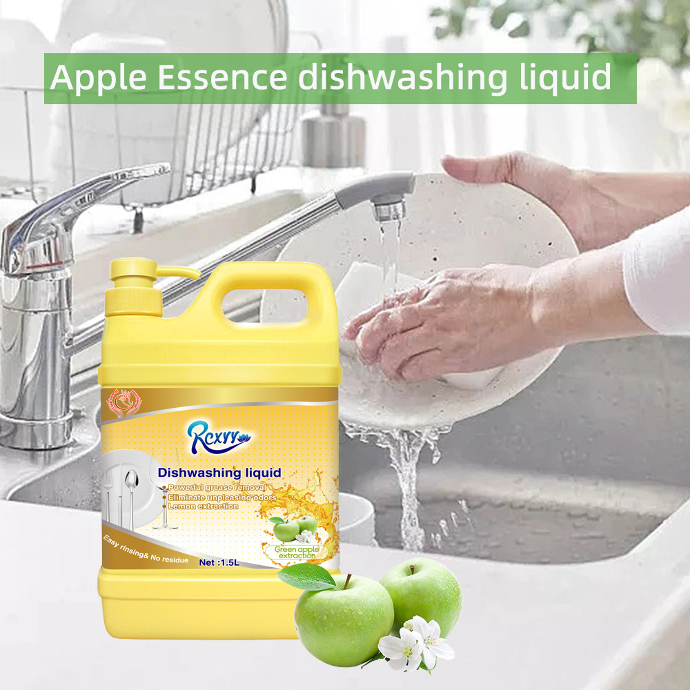 Factory Supplier Powerful Cleaning Product High Quality Eco Friendly Chemical Formula 1.5L  Dishwashing Liquid Soap