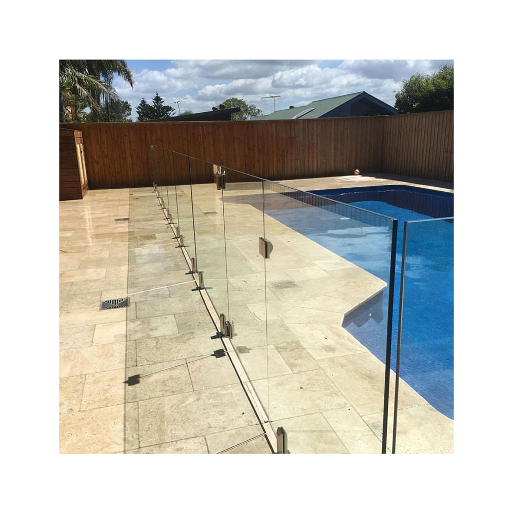 Aluminium frame glass deck railing Glass Balustrade for Swimming Pool Fence Glass Balustrade for Balcony