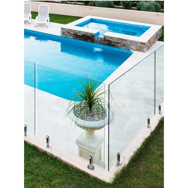 Aluminium frame glass deck railing Glass Balustrade for Swimming Pool Fence Glass Balustrade for Balcony