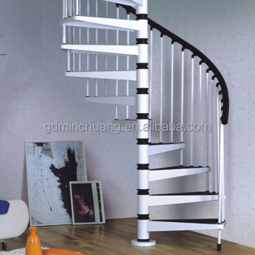 Best Price Offer Manufacturer Spiral Curved Stainless Steel Wood Stairs