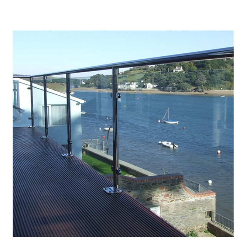 High Quality Stainless Steel Glass Post Balustrade Designs for Staircase