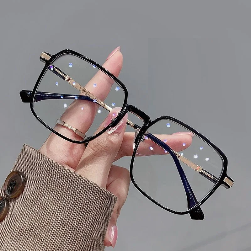 2023 Custom Logo Tr90 Anti Blue Light Computer Glasses Eyeglasses Frames Wholesale Manufacturer Square Optical Glass