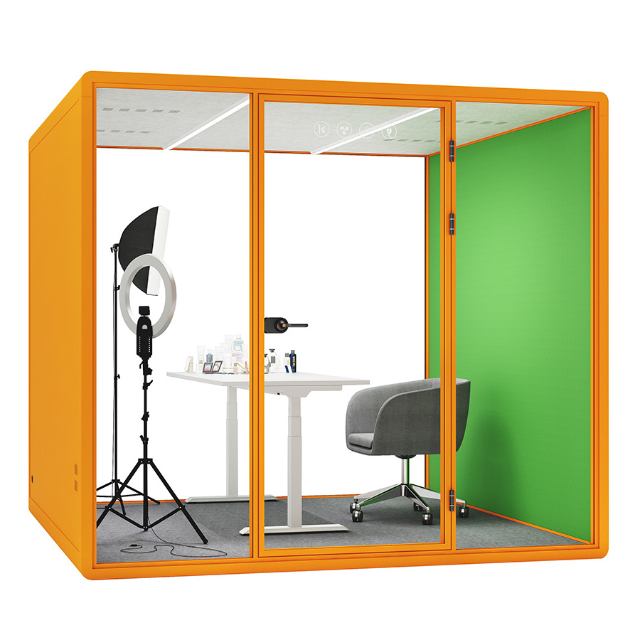 noise reduction sound absorption working room meeting soundproof vocal booth recording studio booth