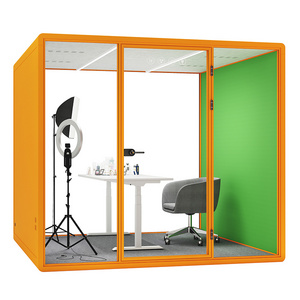 noise reduction sound absorption working room meeting soundproof vocal booth recording studio booth