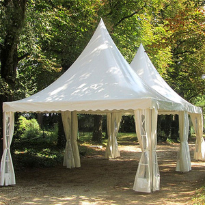 Foshan Manufacturer Outdoor Aluminum Pagoda Hexagon Tent Gazebo For Sale