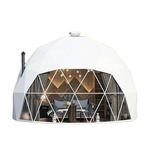 Dome House Shaped Half Sphere Geodesic Tent Hotel Dome Tent Luxury Glamping round circle dome tent