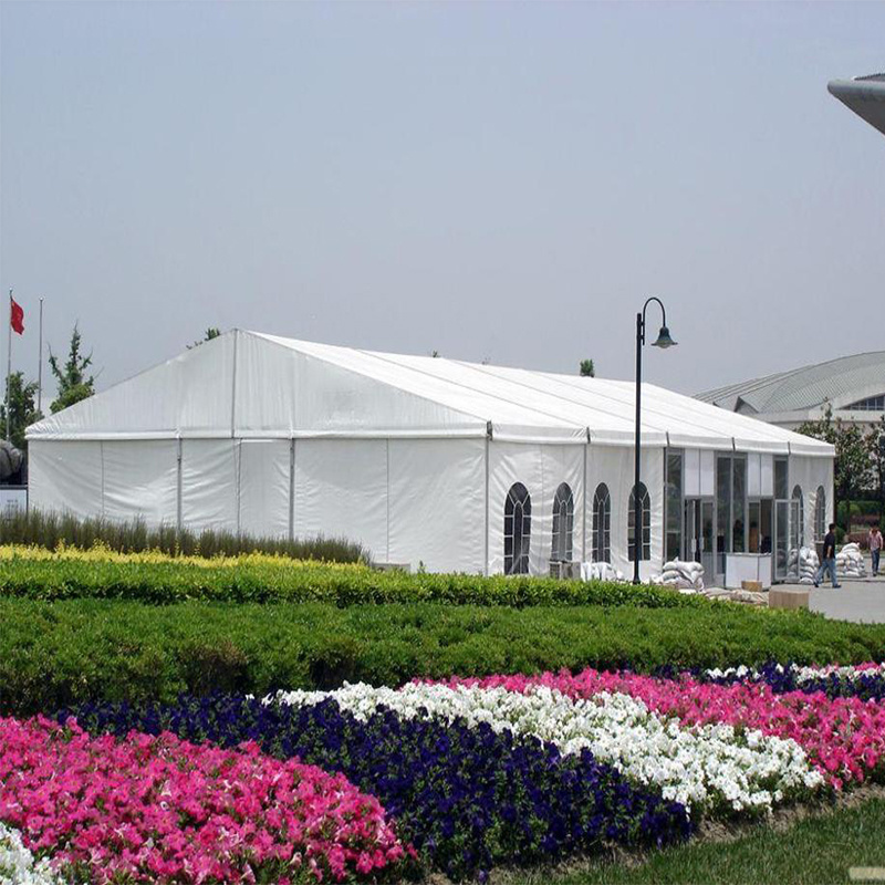 White Trade Show Tents in Various Sizes 10X15 12X20 15X20 20X30 30X40 Canopy Marquees for Events Parties Weddings