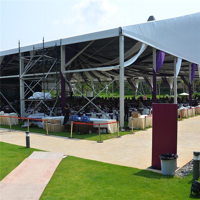 White Trade Show Tents in Various Sizes 10X15 12X20 15X20 20X30 30X40 Canopy Marquees for Events Parties Weddings