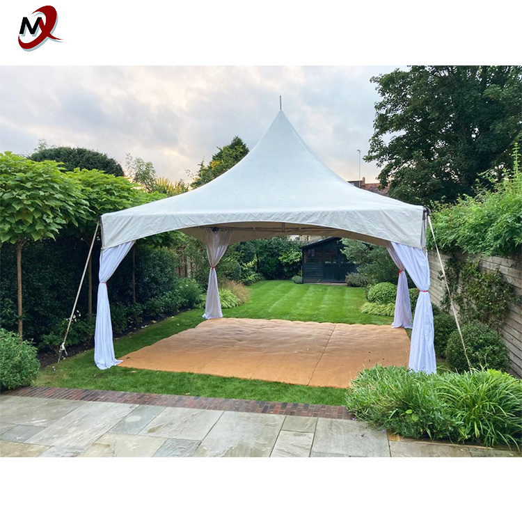 Luxury Pagoda Tent 3X3 4X4 5X5 6X6 Canvas Hexagon Gazebo Party Tent With Waterproof Canopy