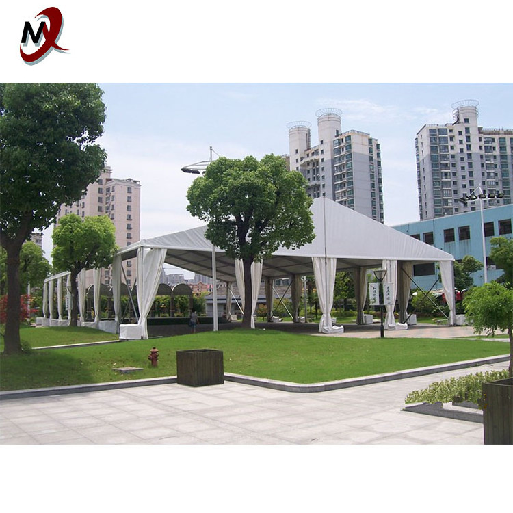 Factory Custom 2024 New Luxury 20X30 20X40 Big Outdoor Pvc Marquee Clear Top Tent Aluminum Frame Wedding Party Tent For Sale