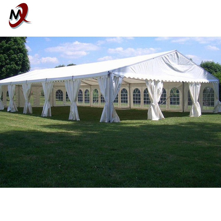 Factory Custom 2024 New Luxury 20X30 20X40 Big Outdoor Pvc Marquee Clear Top Tent Aluminum Frame Wedding Party Tent For Sale