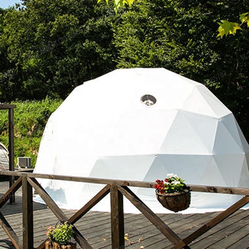 2023 Resort Hotel Waterproof Dome Tent Glamping Tents With Bathroom Eps Dome House Kit