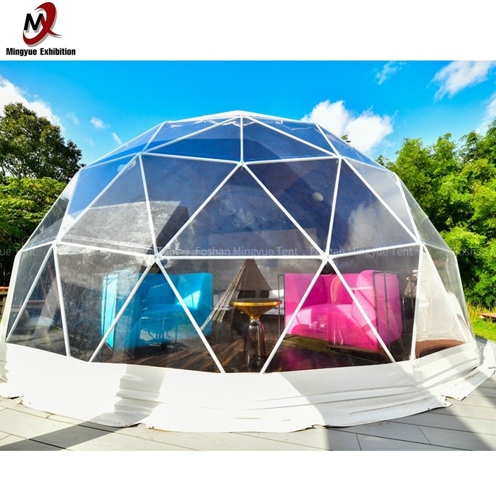 Dome House Shaped Half Sphere Geodesic Tent Hotel Dome Tent Luxury Glamping round circle dome tent