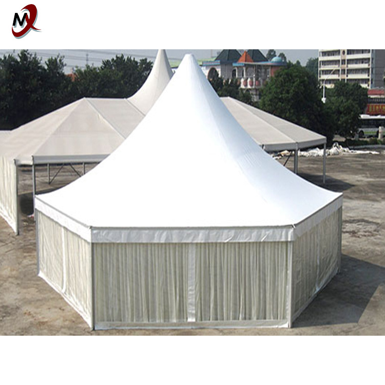 White Multi-Side Event Tent for Hire for Trade Show Pagoda Rental