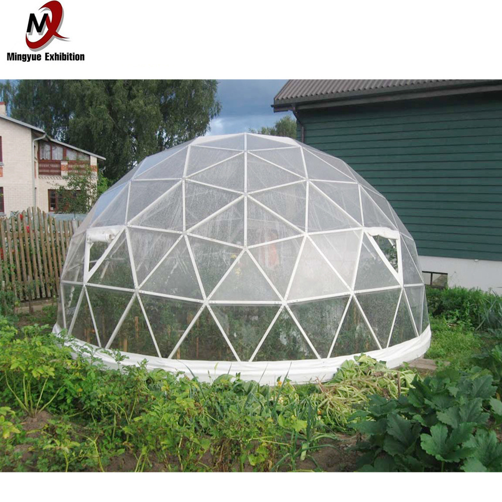 50M Large Gazebo Round Skylight Glass Clear Dome Tent