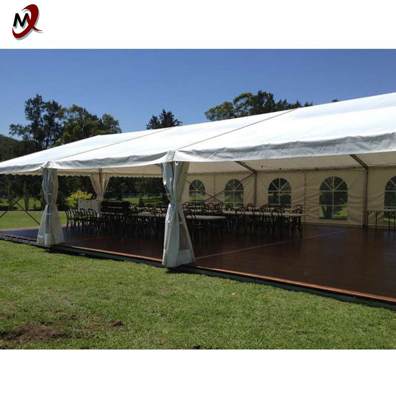 Factory Custom 2024 New Luxury 20X30 20X40 Big Outdoor Pvc Marquee Clear Top Tent Aluminum Frame Wedding Party Tent For Sale