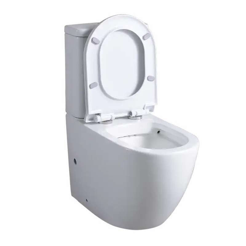 European Sanitary Ware Two Piece Toilet Wash Down Wc Toilet Western Ceramic Graphic Design For Hotel