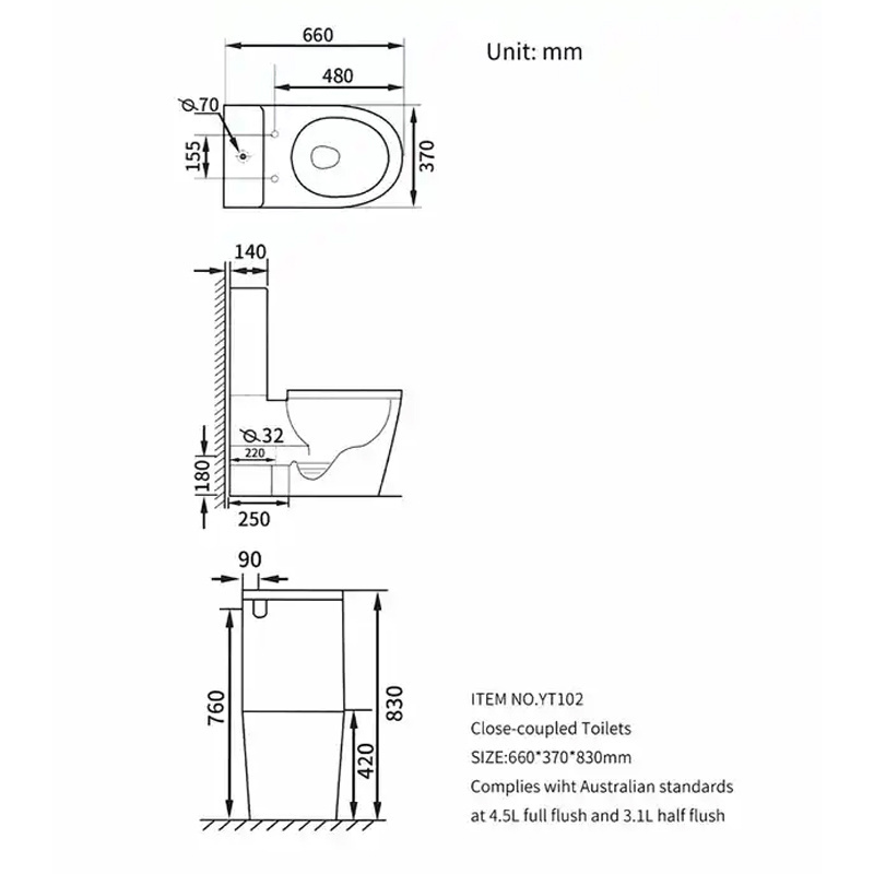 European Sanitary Ware Two Piece Toilet Wash Down Wc Toilet Western Ceramic Graphic Design For Hotel