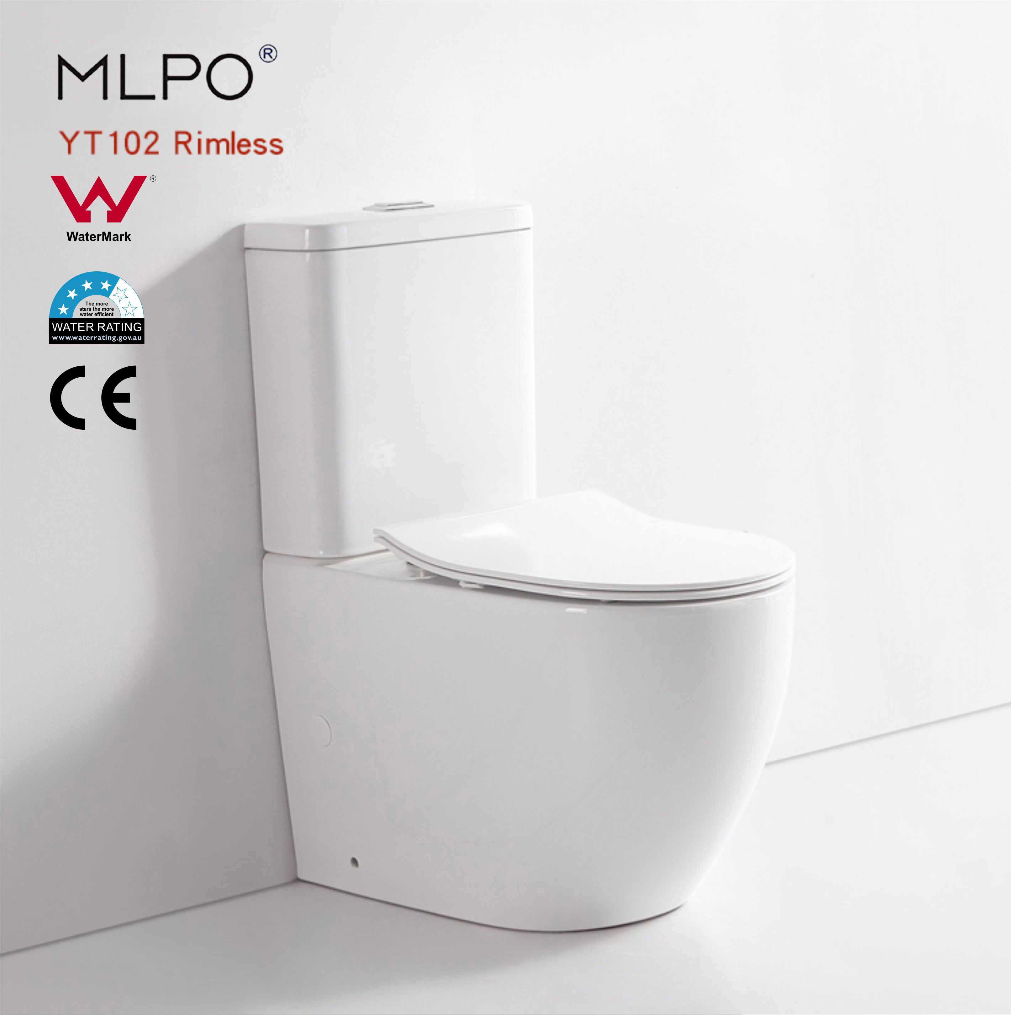 European Sanitary Ware Two Piece Toilet Wash Down Wc Toilet Western Ceramic Graphic Design For Hotel