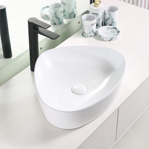 Wholesale Bathroom Countertop Art Design Sink triangular lavabo art basin triangle sink