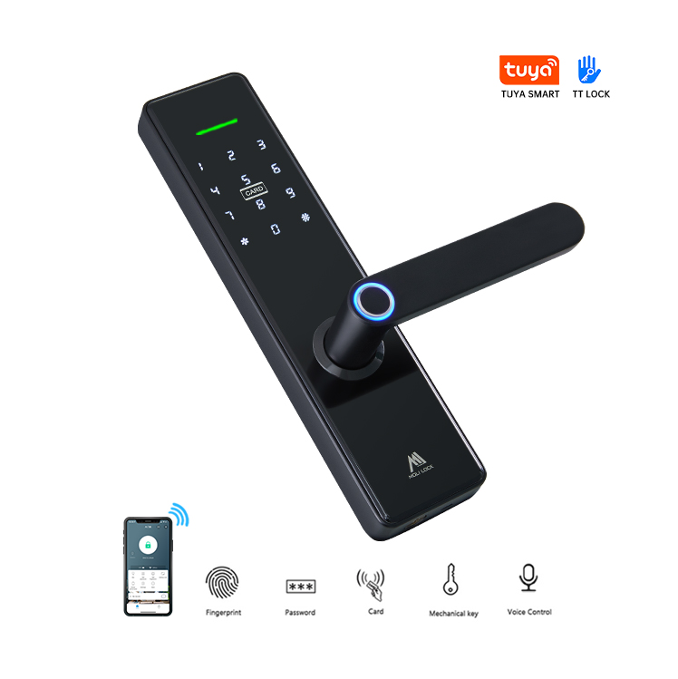 Door Lock Guangdong HYH Hardware Excellent Quality Generic Smart Digital Fingerprint Door Handle Lock