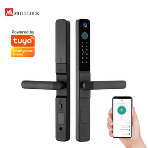 High Security Anti Theft Full Automatic Smart Fingerprint Door Lock With Surveillance Camera