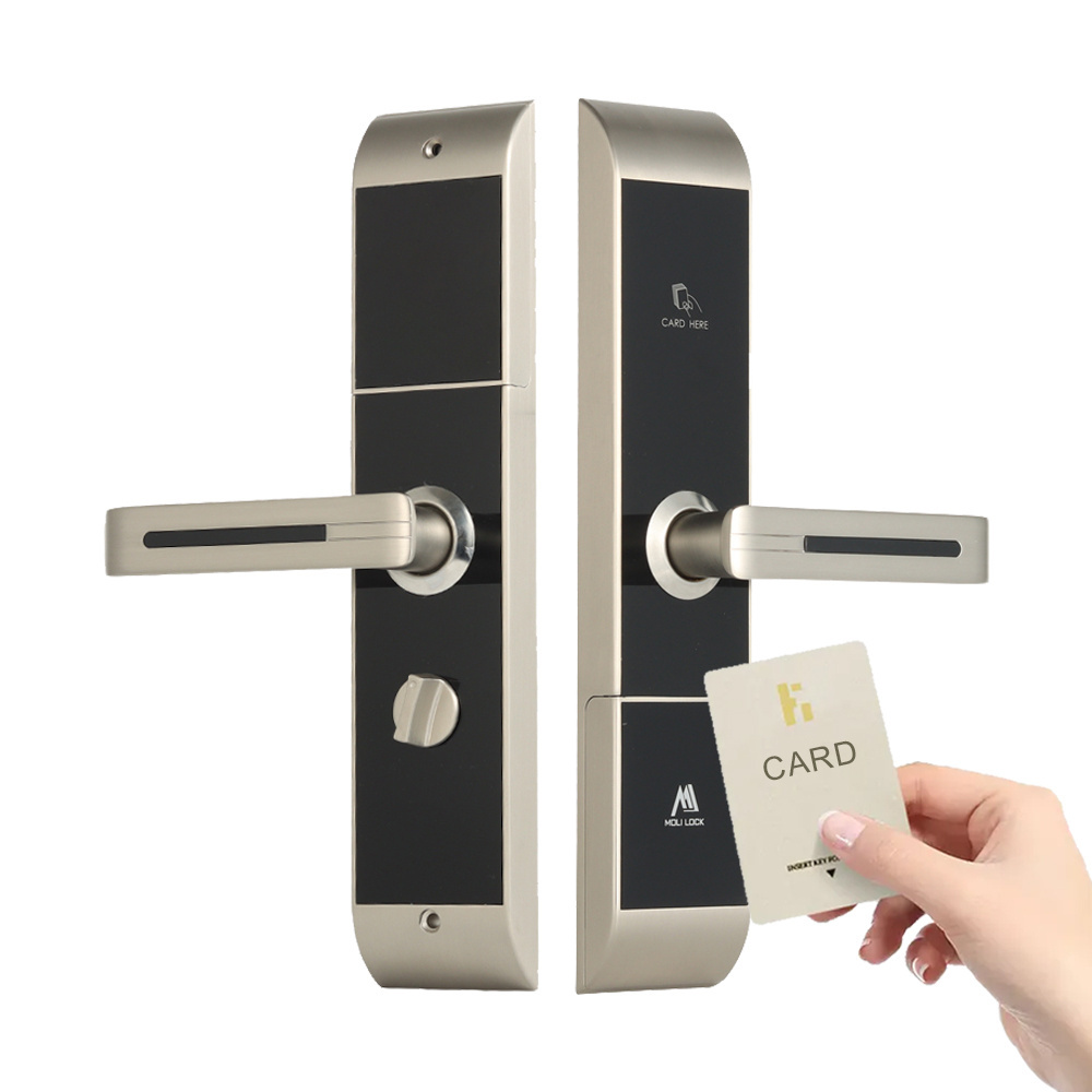 High Quality Newest Rfid Keycard Star Rfid Card Smart Hotel Door Lock With Free Software