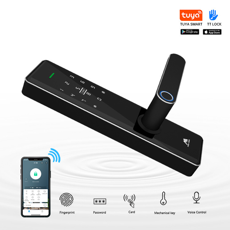 Door Lock Guangdong HYH Hardware Excellent Quality Generic Smart Digital Fingerprint Door Handle Lock