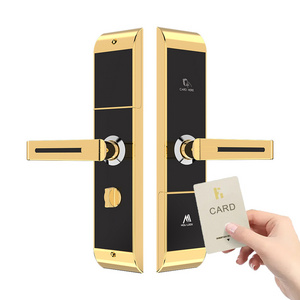 Smart Hotel Door Lock System New Upgrade Smart Security Door Lock Hotel Electronic With Electronic Key