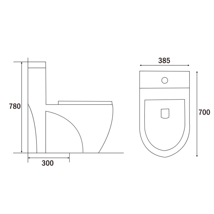 Hotel Marble Colored Water Closet Bathroom Floor Mounted Ceramic WC Toilet With WDI Flush Valve