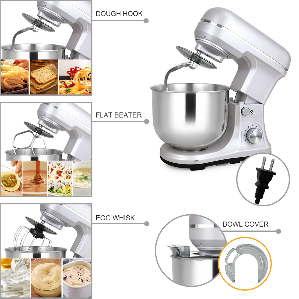 commercial stand mixer bakery cake mix dough mixer spare parts machine with bowl