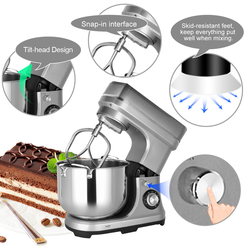 Customized 10L Home Standing Dough Food Cake Mixer Planetary Electric Home Kitchen twin dough hooks Food Mixer