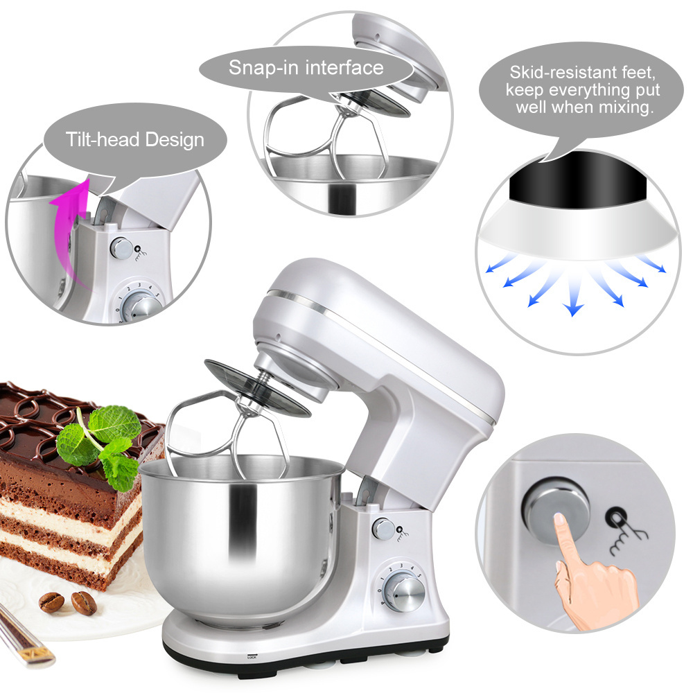 commercial stand mixer bakery cake mix dough mixer spare parts machine with bowl