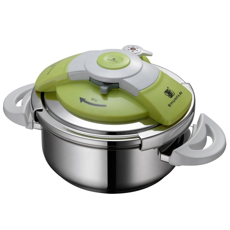 Promotional Cookware set SS 304 Colorful Covering button Pressure Cooker top quality for  hotel restaurant supplies