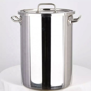 20 Quart Stockpot Restaurtant Big Stainless Steel Stove  Industrial Pasta Cooking Pots Stock Pots Used For Water Bath Canner