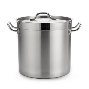 Restaurant Big Pot De Stock 20 30 35 Liter 40 50 150 Gallon 3-layer Bottom Liter Marker Stainless Steel Soup &Amp Stock Pots