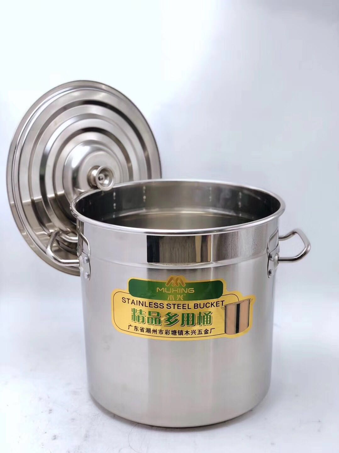 Direct Factory Price Wholesale Kitchen Large Stockpot Cooking Crawfish Seafood Boil Pot Stainless Steel Canning Pot Stock Pot