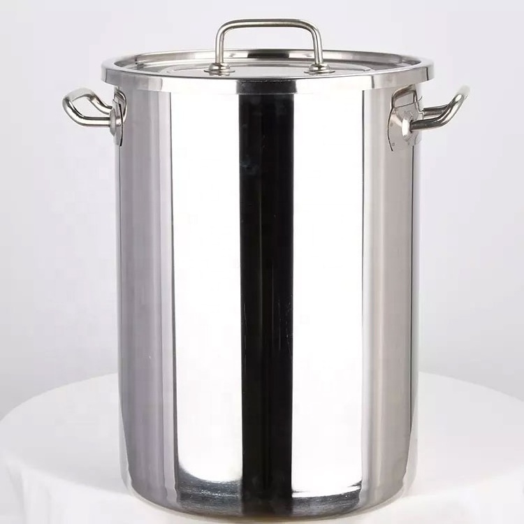 Wholesale 10l 20l 30l 35l 70l 120l 150 Stainless Steel Home Brew Stock Pot With Tap And Sandwich Bottom For Eco-Friendly Brewing