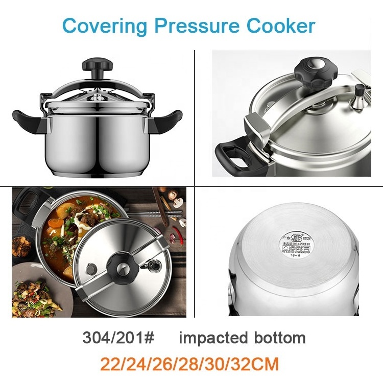 Wholesale Oem Private Label Kitchen Multi Function Pressure Pot Stainless Steel Gas Industrial Pressure Cooker